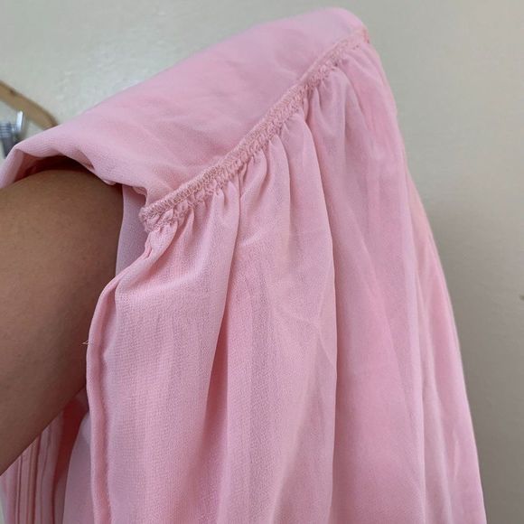 LoveShackFancy Burrows Dress Size 8 Pale Pink Dogwood $495 - Picture 10 of 13